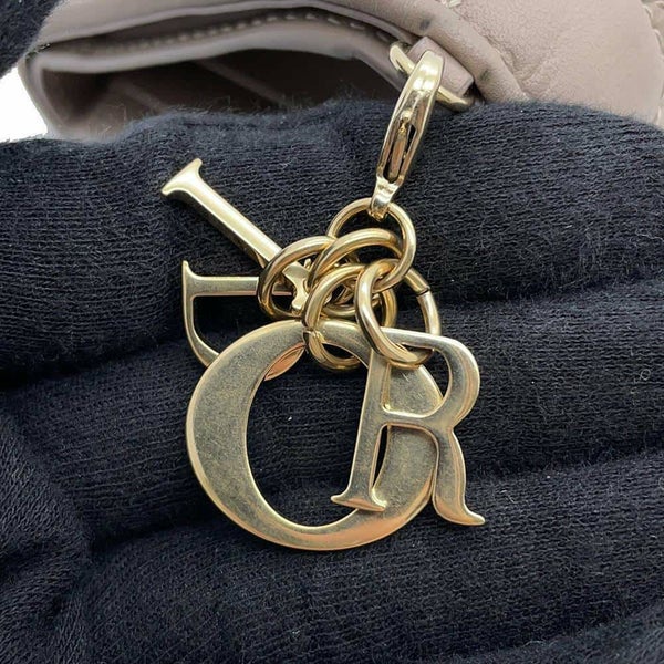 クリスチャン・ディオール 三つ折り財布 レディディオール ロータスウォレット カナージュ S0181ONMJ