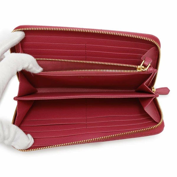 プラダ 長財布 サフィアーノ レザー 1ML506 PRADA 財布  ラウンドファスナー