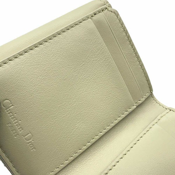 クリスチャン・ディオール 三つ折り財布 レディディオール ロータスウォレット カナージュ S0181OVRB 財布
