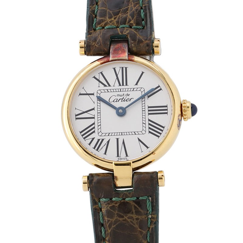 カルティエ マストヴァンドーム SM W1005354 Cartier 腕時計 シルバー文字盤 ヴィンテージ