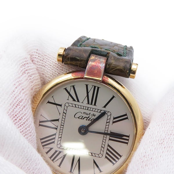 カルティエ マストヴァンドーム SM W1005354 Cartier 腕時計 シルバー文字盤 ヴィンテージ