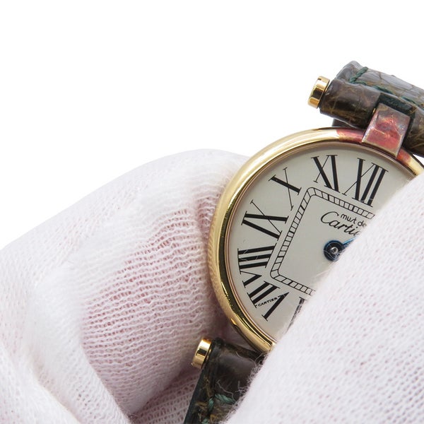 カルティエ マストヴァンドーム SM W1005354 Cartier 腕時計 シルバー文字盤 ヴィンテージ