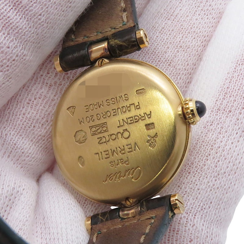 カルティエ マストヴァンドーム SM W1005354 Cartier 腕時計 シルバー文字盤 ヴィンテージ