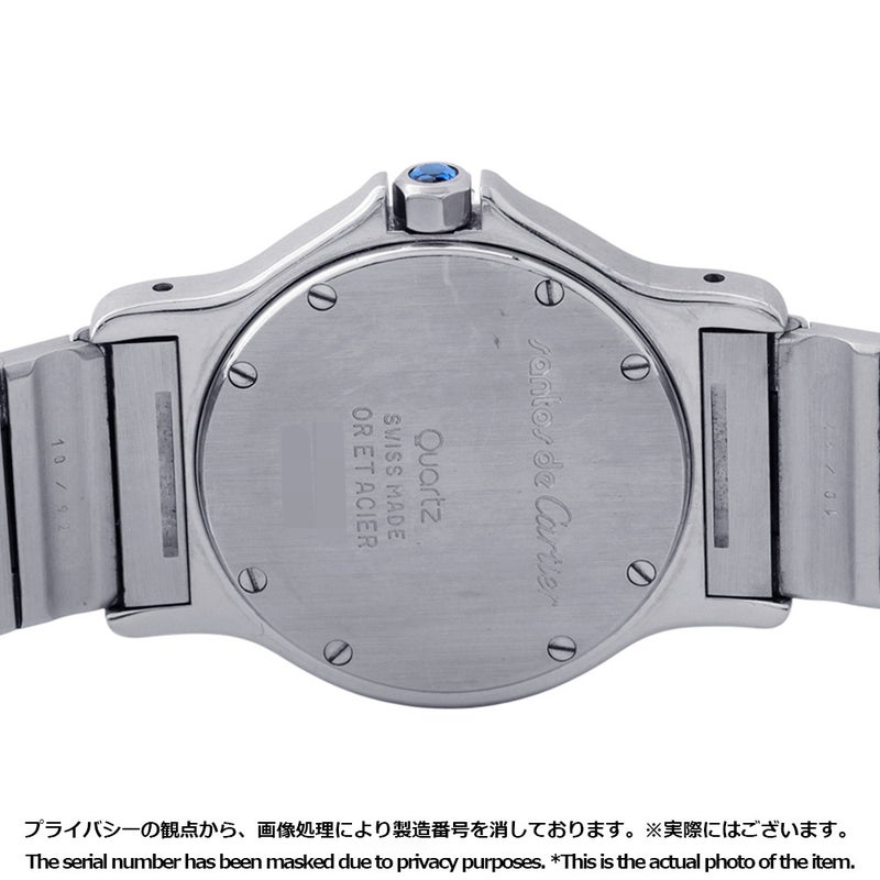 カルティエ サントスオクタゴン LM W2001583/187902 Cartier 腕時計 アイボリー文字盤 ヴィンテージ