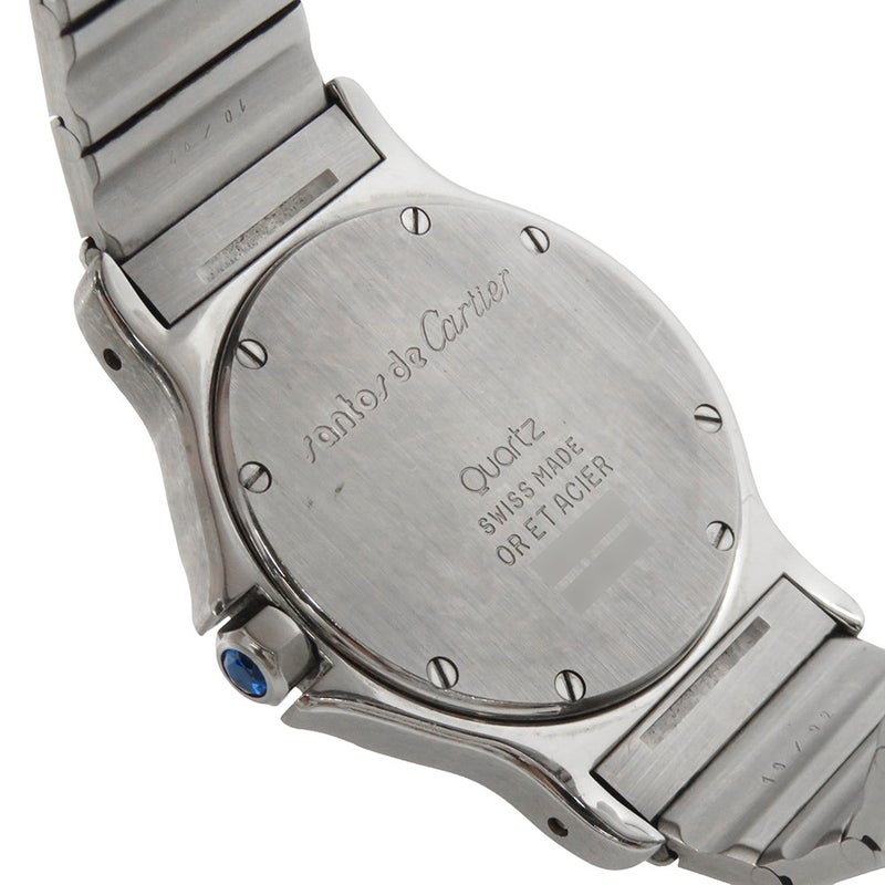 カルティエ サントスオクタゴン LM W2001583/187902 Cartier 腕時計 アイボリー文字盤 ヴィンテージ