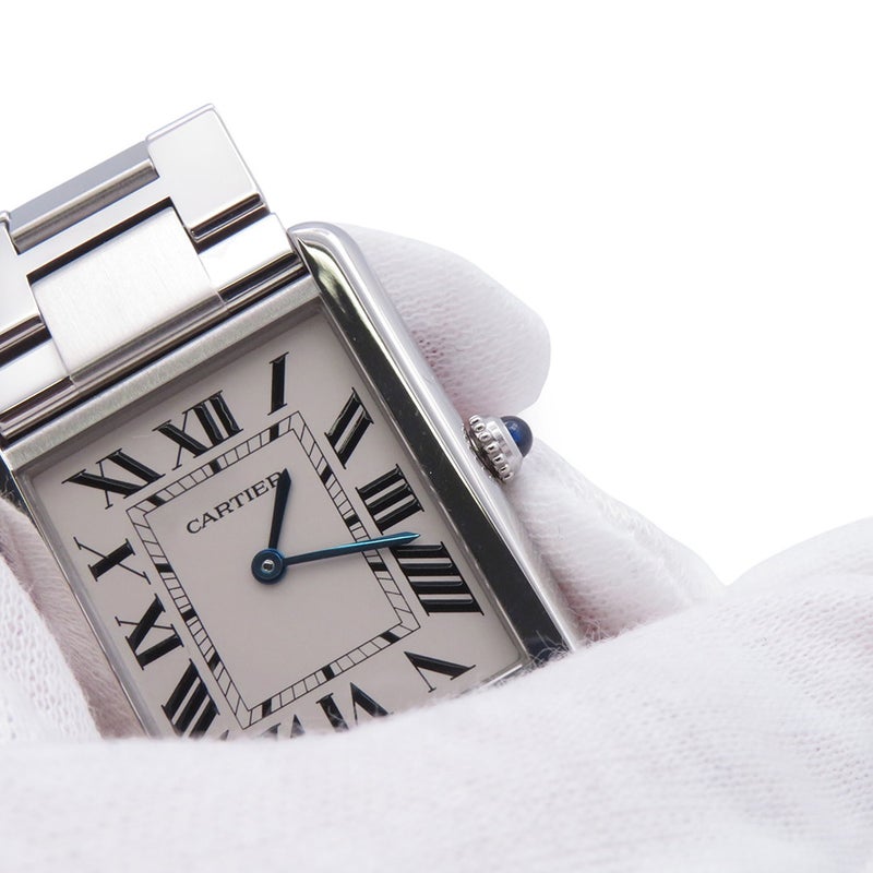 カルティエ タンク ソロ ウォッチ LM W5200014 Cartier 腕時計 ウォッチ シルバー文字盤 クォーツ