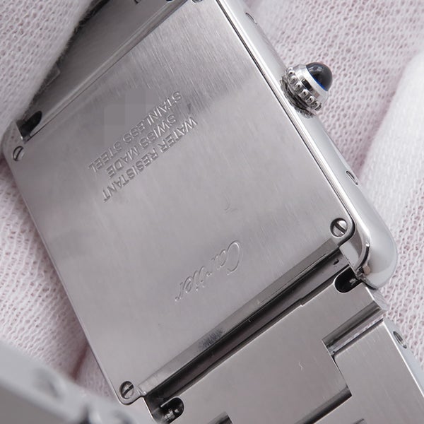 カルティエ タンク ソロ ウォッチ LM W5200014 Cartier 腕時計 ウォッチ シルバー文字盤 クォーツ