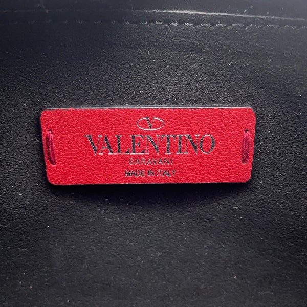 ヴァレンティノ・ガラヴァーニ ショルダーバッグ VLTNロゴ VALENTINO 2wayボディバッグ 黒