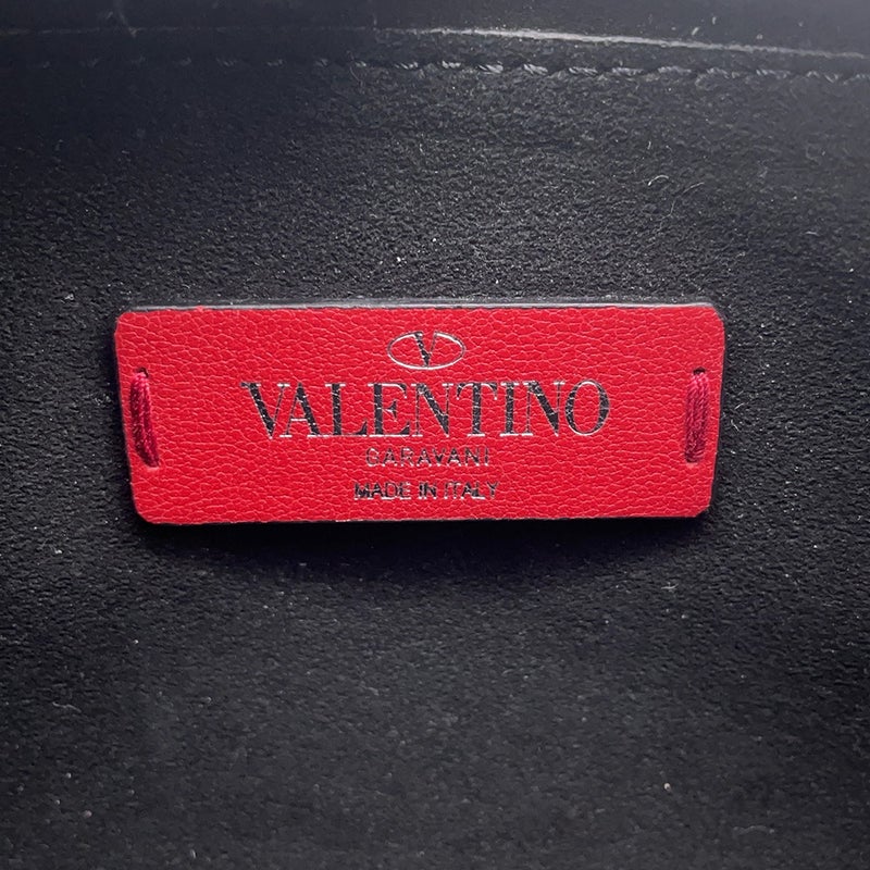 ヴァレンティノ・ガラヴァーニ ショルダーバッグ VLTNロゴ VALENTINO 2wayボディバッグ 黒