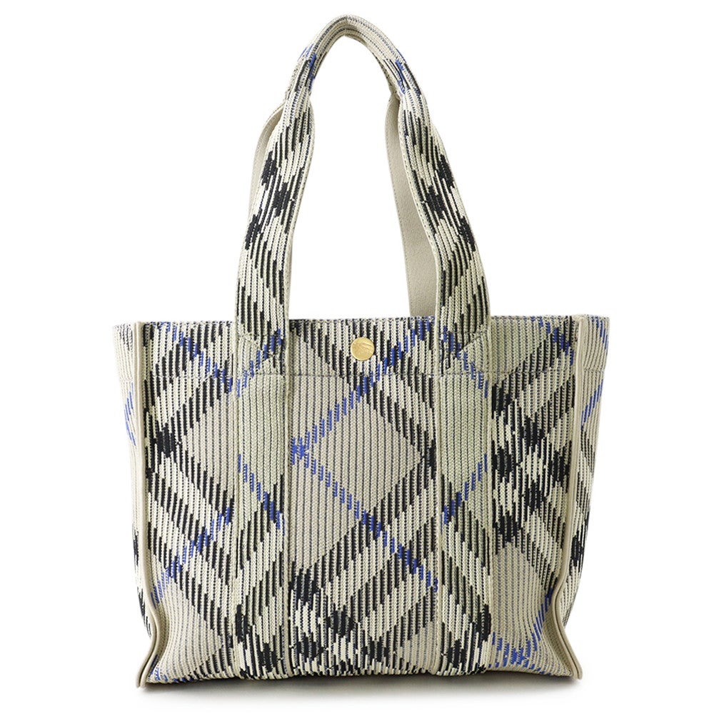 Burberry チェック柄 トートバッグ（中古品） バーバリー トートバッグ チェック キャンバス BURBERRY バッグ | 中古