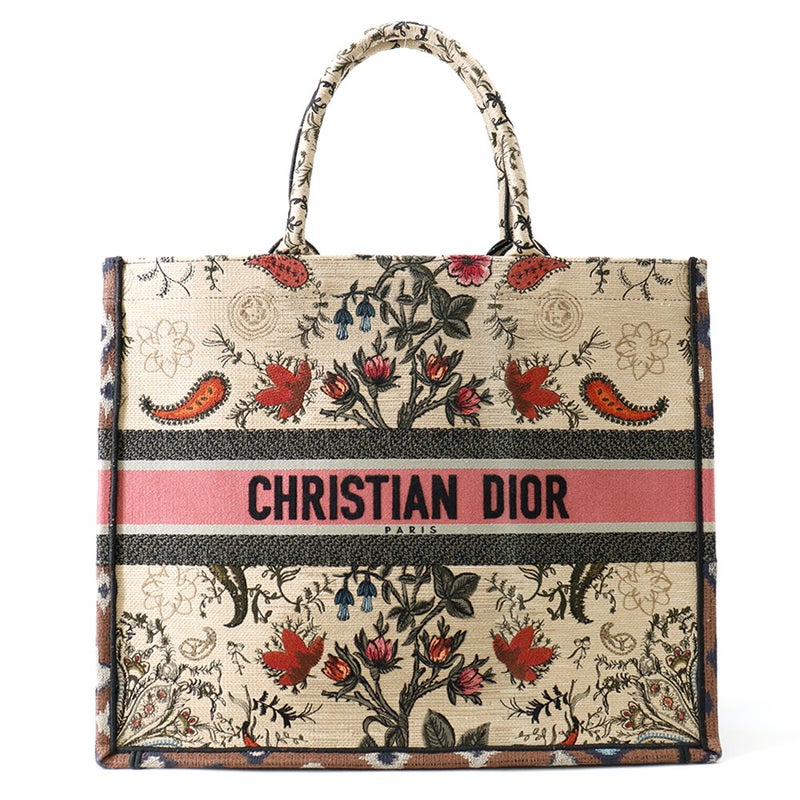 クリスチャン・ディオール トートバッグ ラージ キャンバス Christian Dior  バッグ