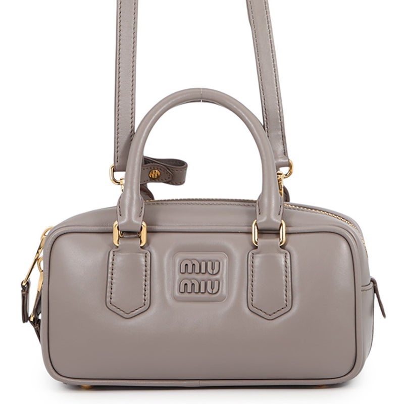 ミュウミュウ ハンドバッグ アルカディ レギュラー レザー 5BB142 Miu Miu ２wayショルダー