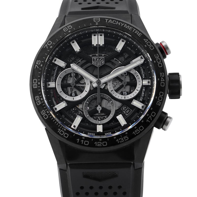 タグホイヤー カレラ キャリバー ホイヤー02 CBG2016 TAG Heuer 腕時計 黒文字盤