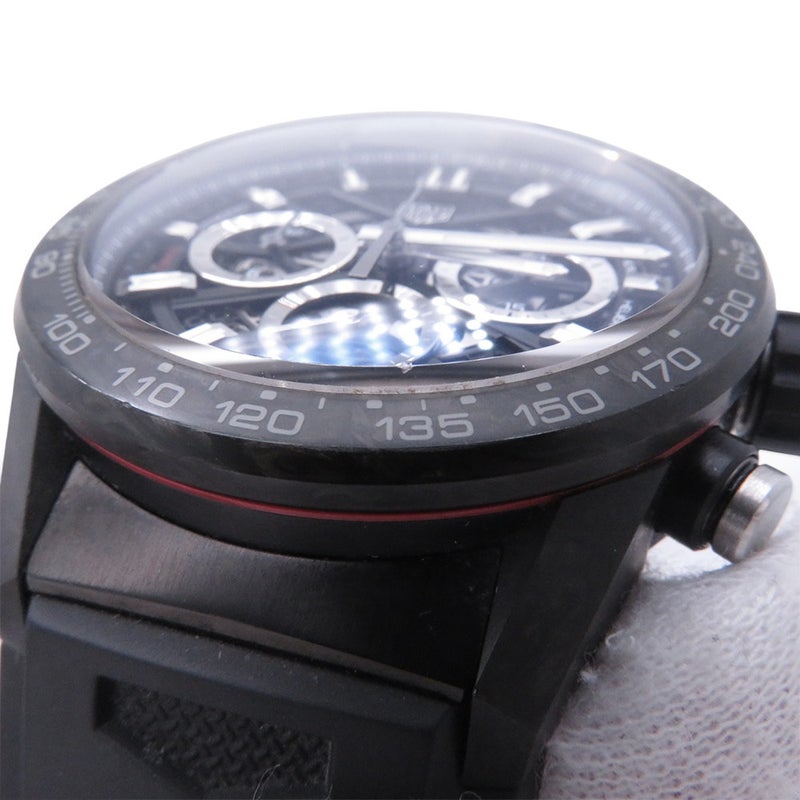 タグホイヤー カレラ キャリバー ホイヤー02 CBG2016 TAG Heuer 腕時計 黒文字盤