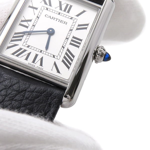 カルティエ タンク マスト LM WSTA0041 Cartier 腕時計 クォーツ シルバー文字盤