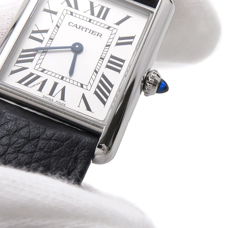 カルティエ タンク マスト LM WSTA0041 Cartier 腕時計 クォーツ シルバー文字盤