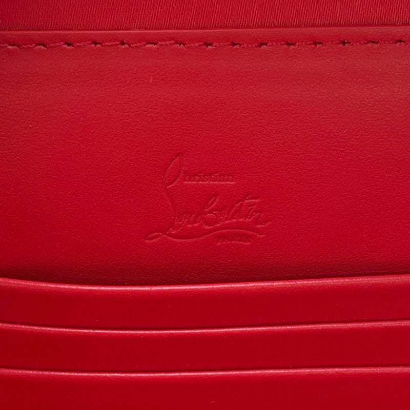 クリスチャン・ルブタン ボディバッグ ルビ ファンク カーフレザー Christian Louboutin メンズ バッグ 黒 白