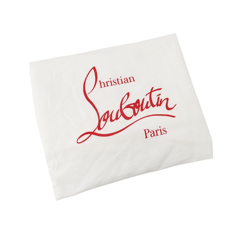 クリスチャン・ルブタン ボディバッグ ルビ ファンク カーフレザー Christian Louboutin メンズ バッグ 黒 白