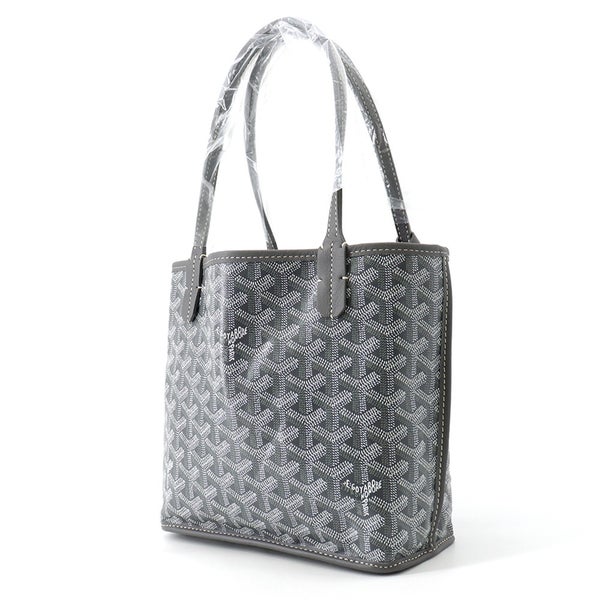 ゴヤール トートバッグ アンジュ ミニ リバーシブル PVC ANJOUSMINCG12TY12P GOYARD ポーチ・クリップ付き 黒