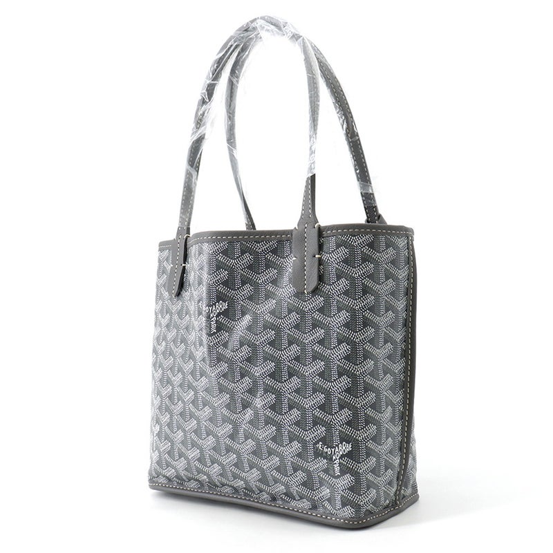 ゴヤール トートバッグ アンジュ ミニ リバーシブル PVC ANJOUSMINCG12TY12P GOYARD ポーチ・クリップ付き 黒