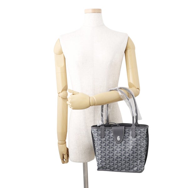 ゴヤール トートバッグ アンジュ ミニ リバーシブル PVC ANJOUSMINCG12TY12P GOYARD ポーチ・クリップ付き 黒