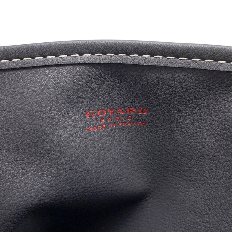 ゴヤール トートバッグ アンジュ ミニ リバーシブル PVC ANJOUSMINCG12TY12P GOYARD ポーチ・クリップ付き 黒
