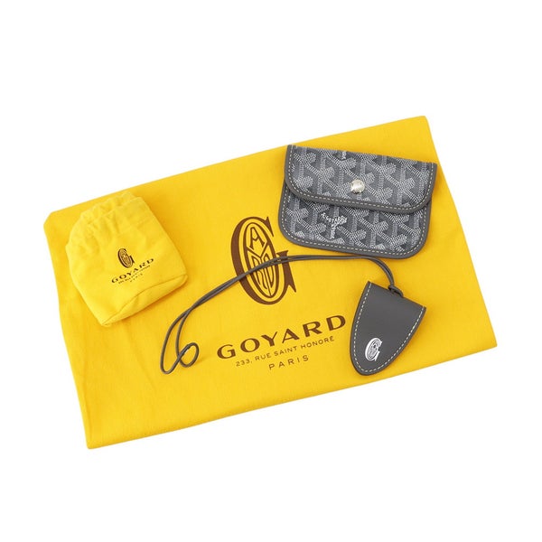 ゴヤール トートバッグ アンジュ ミニ リバーシブル PVC ANJOUSMINCG12TY12P GOYARD ポーチ・クリップ付き 黒