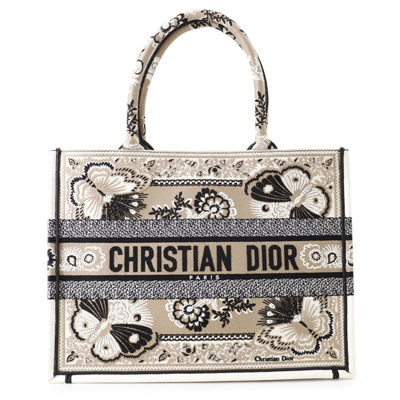 クリスチャン・ディオール トートバッグ ブックトート バタフライ バンダナ ミディアム Christian Dior バッグ