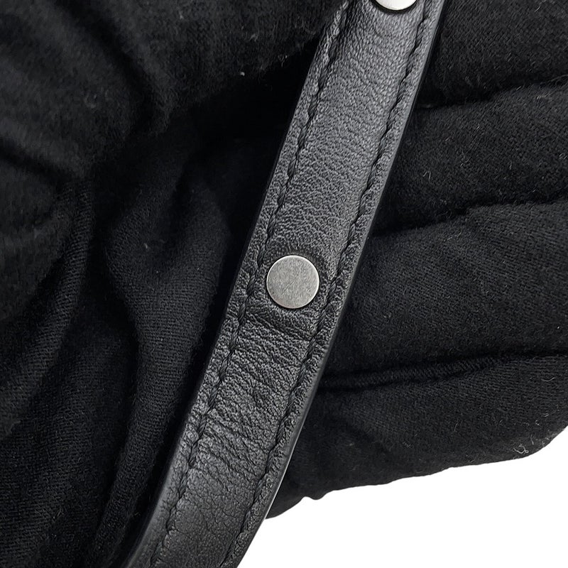 ボッテガヴェネタ ショルダーバッグ ポイント スモール レザー 658476 BOTTEGA VENETA 黒