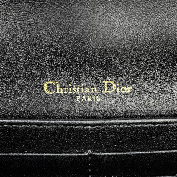 ディオール チェーンショルダーバッグ カナージュ My Dior デイリーチェーンポーチ ラムスキン S0937ONMJ 黒