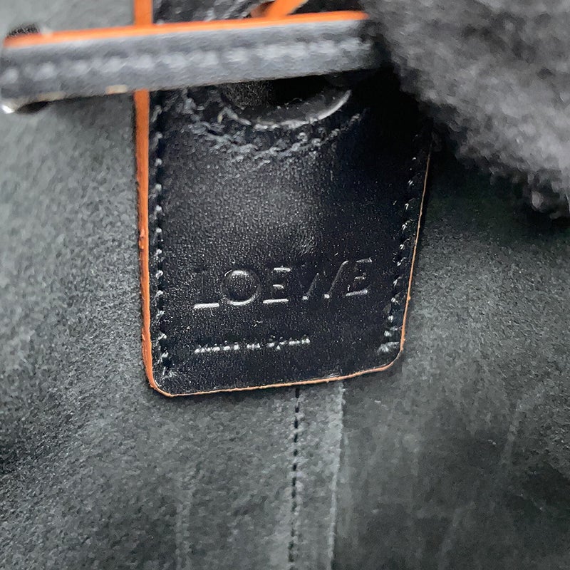 ロエベ ショルダーバッグ バルーン ナノバッグ レザー A710R85X01 LOEWE 黒