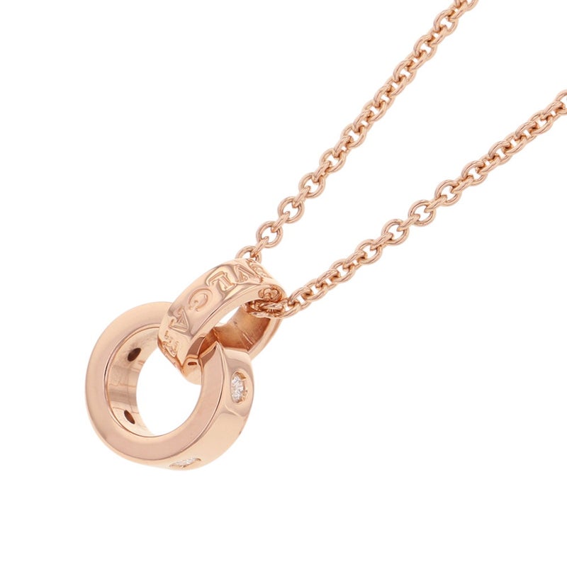 ブルガリ ネックレス ブルガリ・ブルガリ ダイヤモンド 5P 計約0.14ct K18PGピンクゴールド BVLGARI ペンダント
