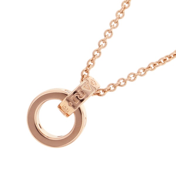 ブルガリ ネックレス ブルガリ・ブルガリ ダイヤモンド 5P 計約0.14ct K18PGピンクゴールド BVLGARI ペンダント