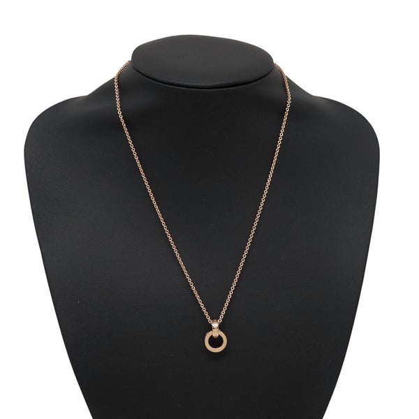 ブルガリ ネックレス ブルガリ・ブルガリ ダイヤモンド 5P 計約0.14ct K18PGピンクゴールド BVLGARI ペンダント