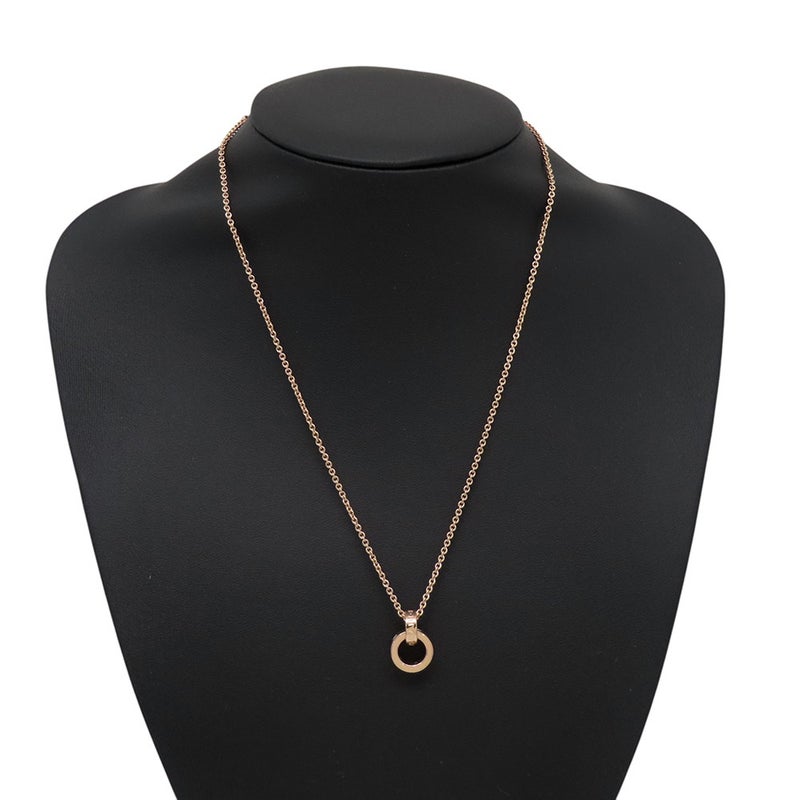 ブルガリ ネックレス ブルガリ・ブルガリ ダイヤモンド 5P 計約0.14ct K18PGピンクゴールド BVLGARI ペンダント