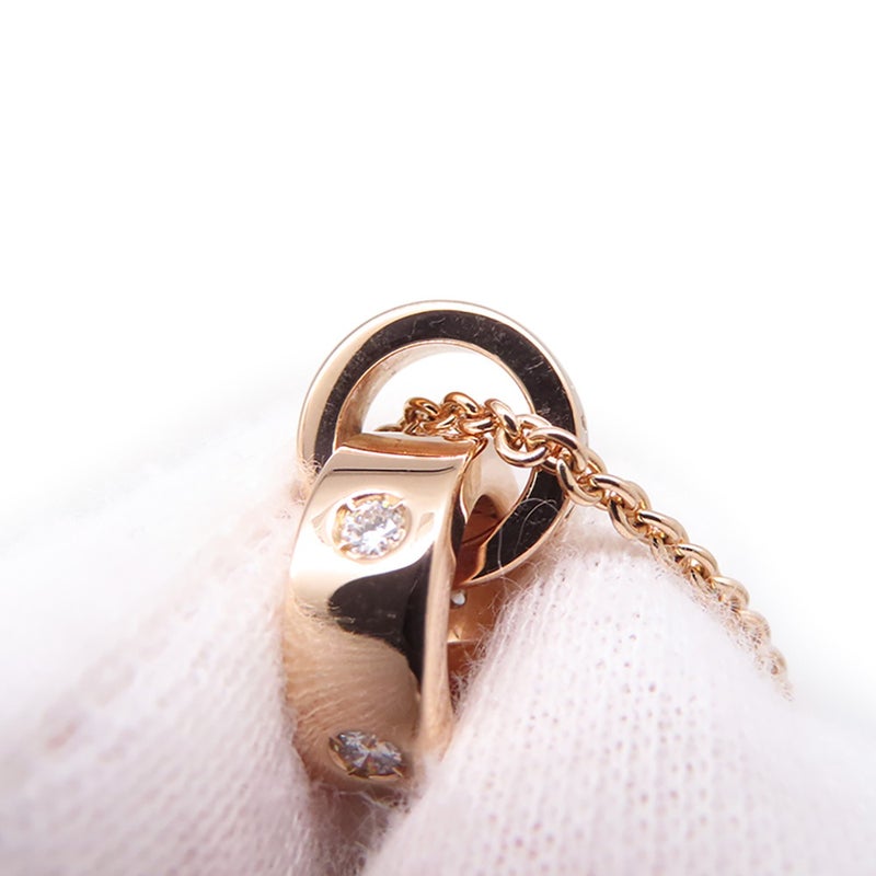 ブルガリ ネックレス ブルガリ・ブルガリ ダイヤモンド 5P 計約0.14ct K18PGピンクゴールド BVLGARI ペンダント