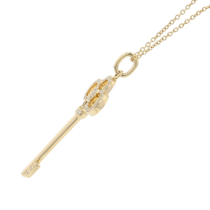 ティファニー ネックレス クラウン キー ダイヤモンド K18YGイエローゴールド Tiffany&Co. ペンダント