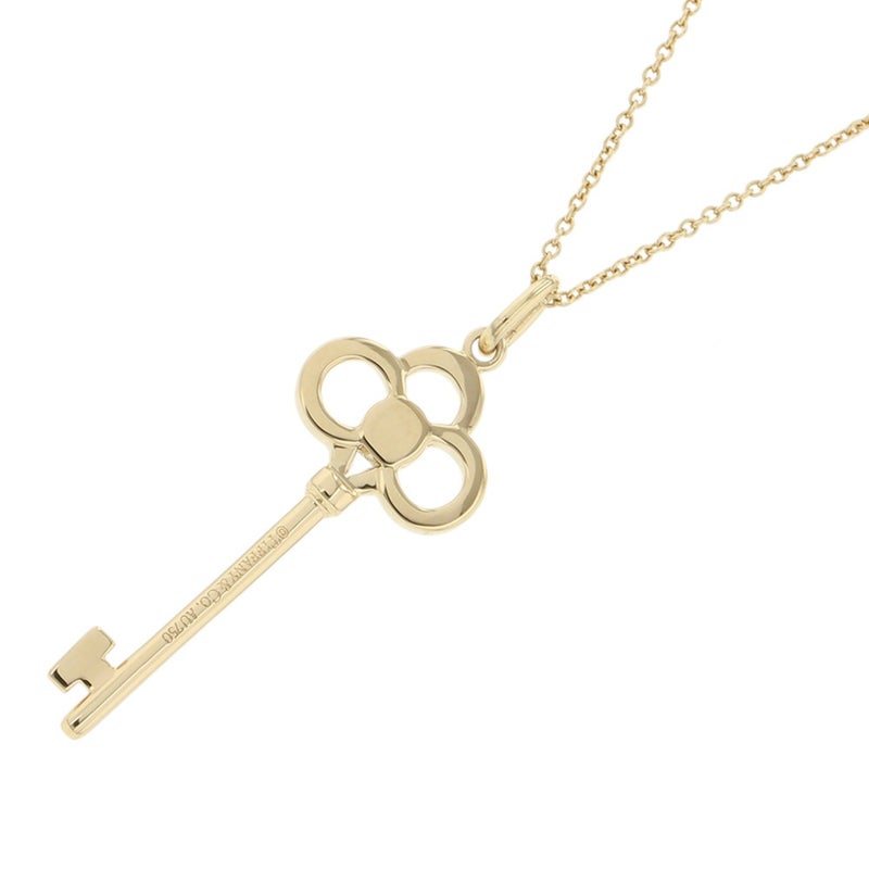 ティファニー ネックレス クラウン キー ダイヤモンド K18YGイエローゴールド Tiffany&Co. ペンダント
