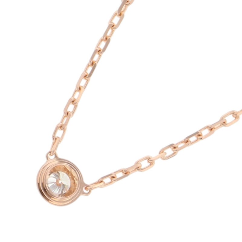 カルティエ ネックレス ダムール SM スモールモデル ダイヤモンド 1P 計0.09ct K18PGピンクゴールド B7215700 Cartier ペンダント