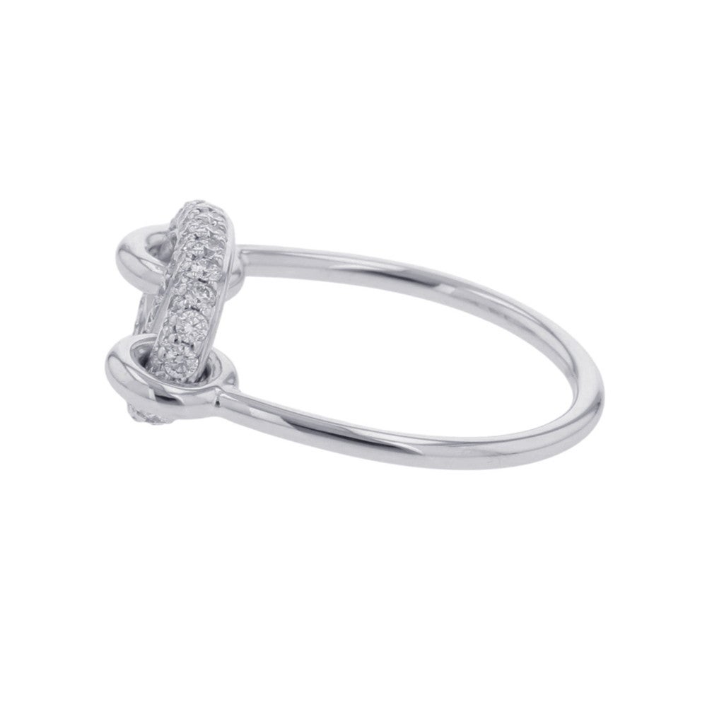 エルメス リング ニュー ファランドール ダイヤモンド 48P 計0.45ct