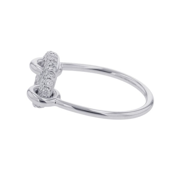 エルメス リング ニュー ファランドール ダイヤモンド 48P 計0.45ct K18WGホワイトゴールド サイズ51 HERMES 指輪 New Farandole