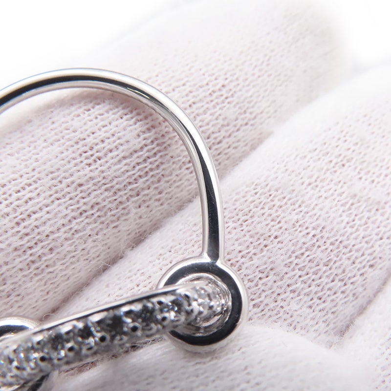 エルメス リング ニュー ファランドール ダイヤモンド 48P 計0.45ct K18WGホワイトゴールド サイズ51 HERMES 指輪 New Farandole