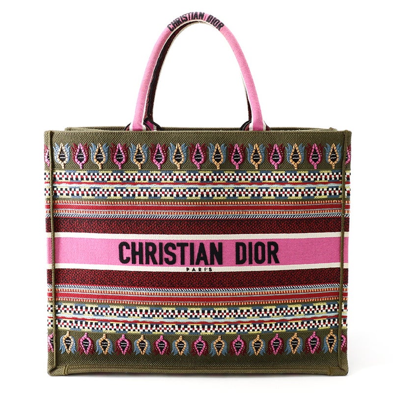 ディオール トートバッグ ボタニカル柄 ブックトート ラージ キャンバス M1286ZJOV Christian Dior