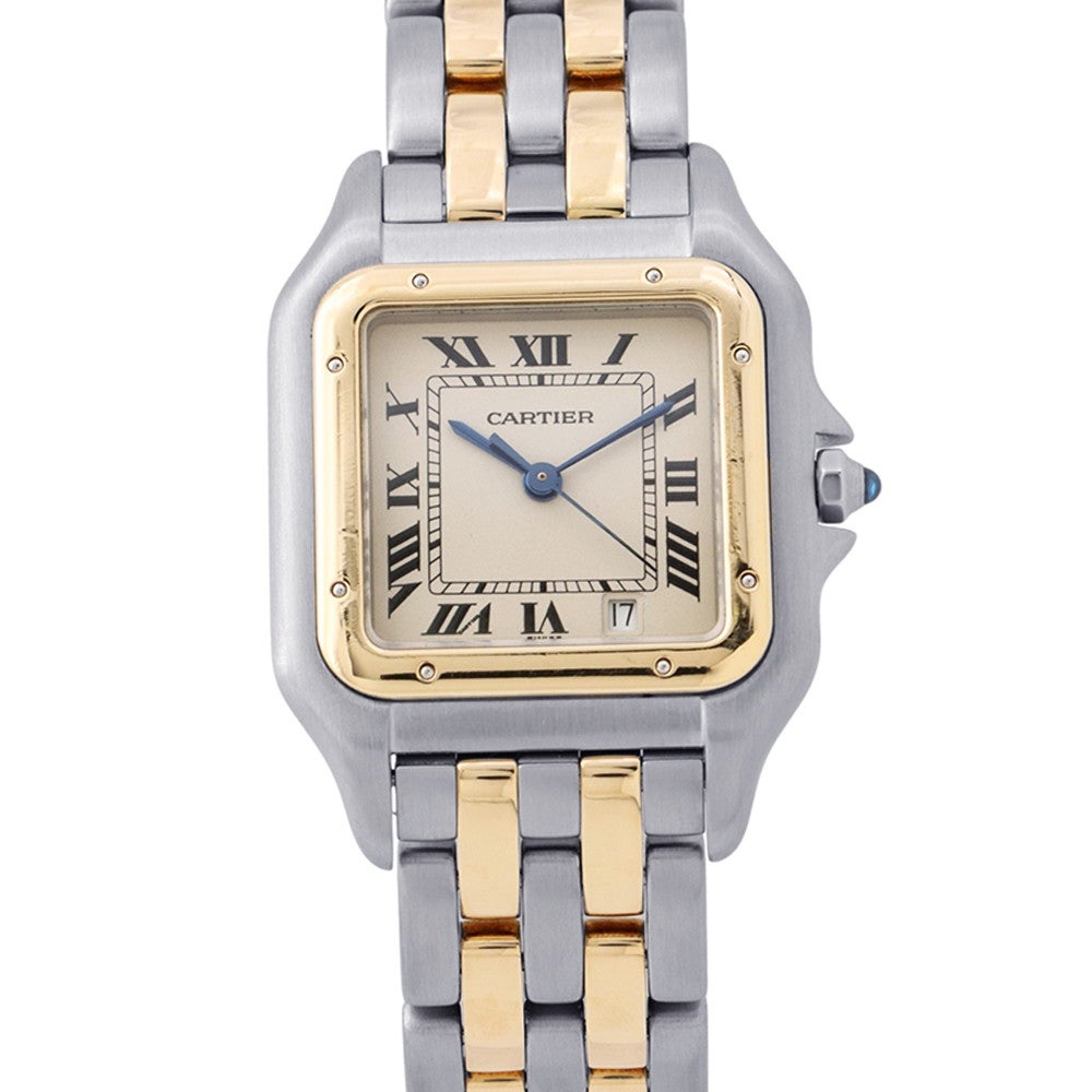 Cartier 時計　カルティエ　腕時計 カルティエ パンテールMM 2ロウ SS/K18YGイエローゴールド W25028B6