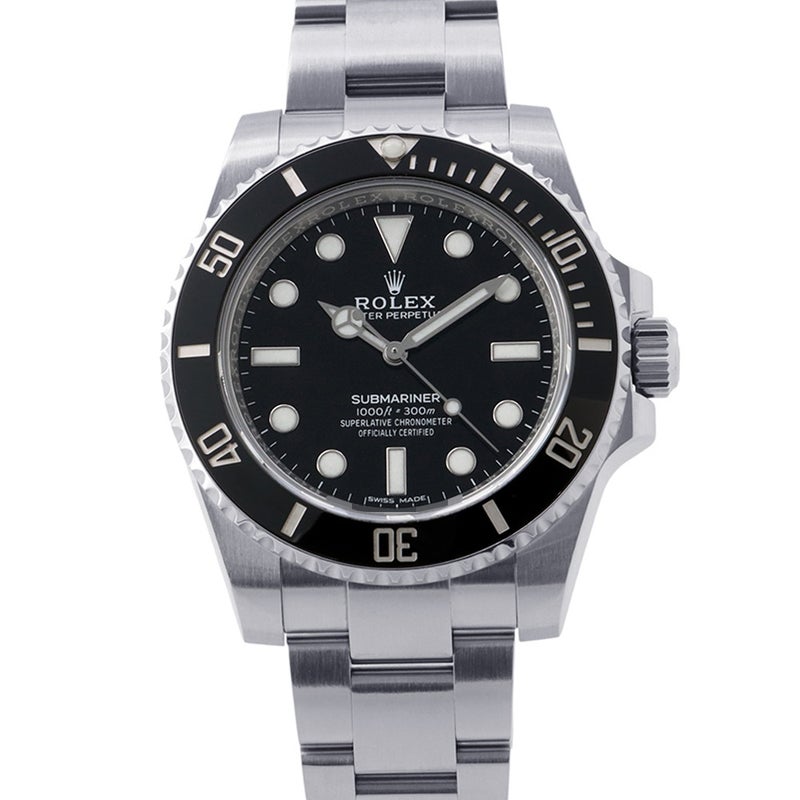 ロレックス サブマリーナ ノンデイト ランダムシリアル ルーレット 114060 ROLEX 腕時計 ウォッチ 黒文字盤