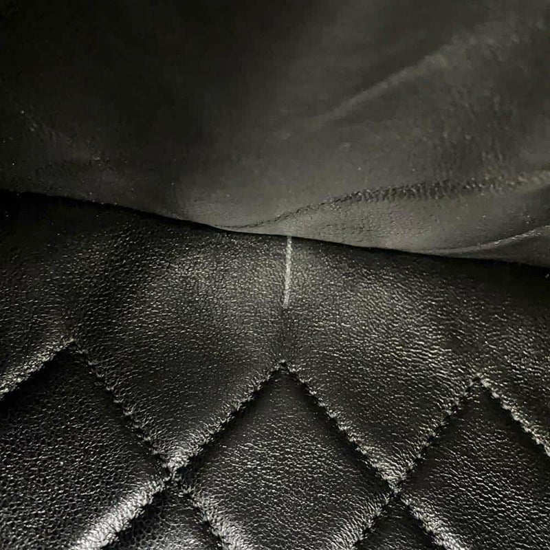 シャネル チェーンショルダーバッグ マトラッセ 2.55 ラムスキン A16522 CHANEL 黒