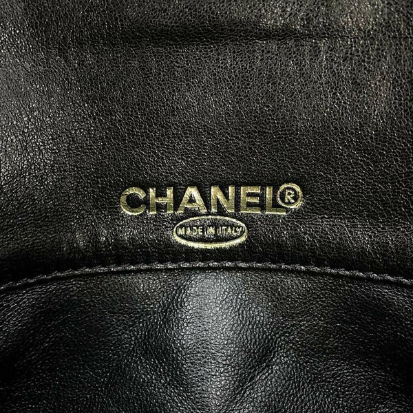 シャネル チェーンショルダーバッグ マトラッセ 2.55 ラムスキン A16522 CHANEL 黒