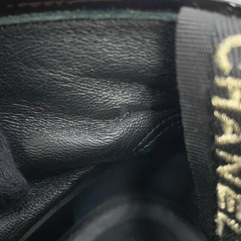 シャネル ショートブーツ ココマーク レースアップ パテント フェイクパール レディースサイズ37 1/2C G33169 靴 黒