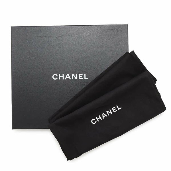 シャネル ショートブーツ ココマーク レースアップ パテント フェイクパール レディースサイズ37 1/2C G33169 靴 黒