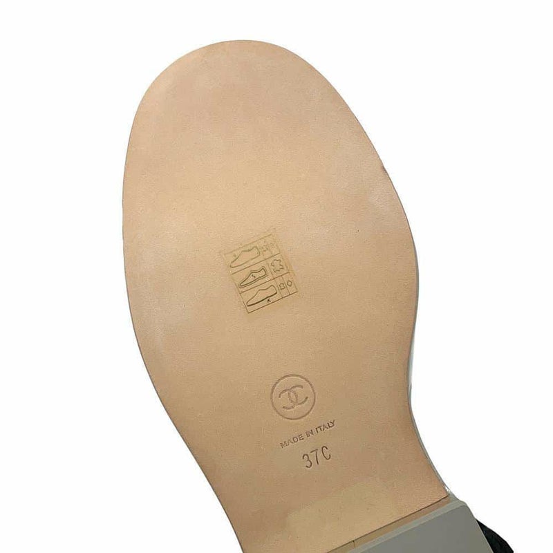 シャネル ショートブーツ ココマーク レースアップ レザー レディースサイズ37C G35367 CHANEL 靴